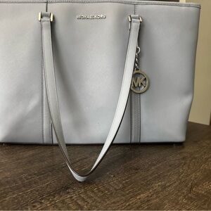 Michael Kors Light Blue Tote Bag